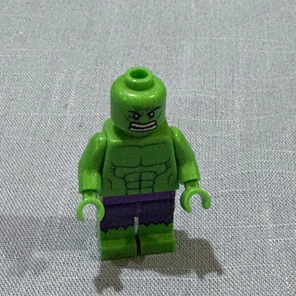 Marvel Super Heroes Hulk Minifigure Green Muscle Purple Pants Action Figure